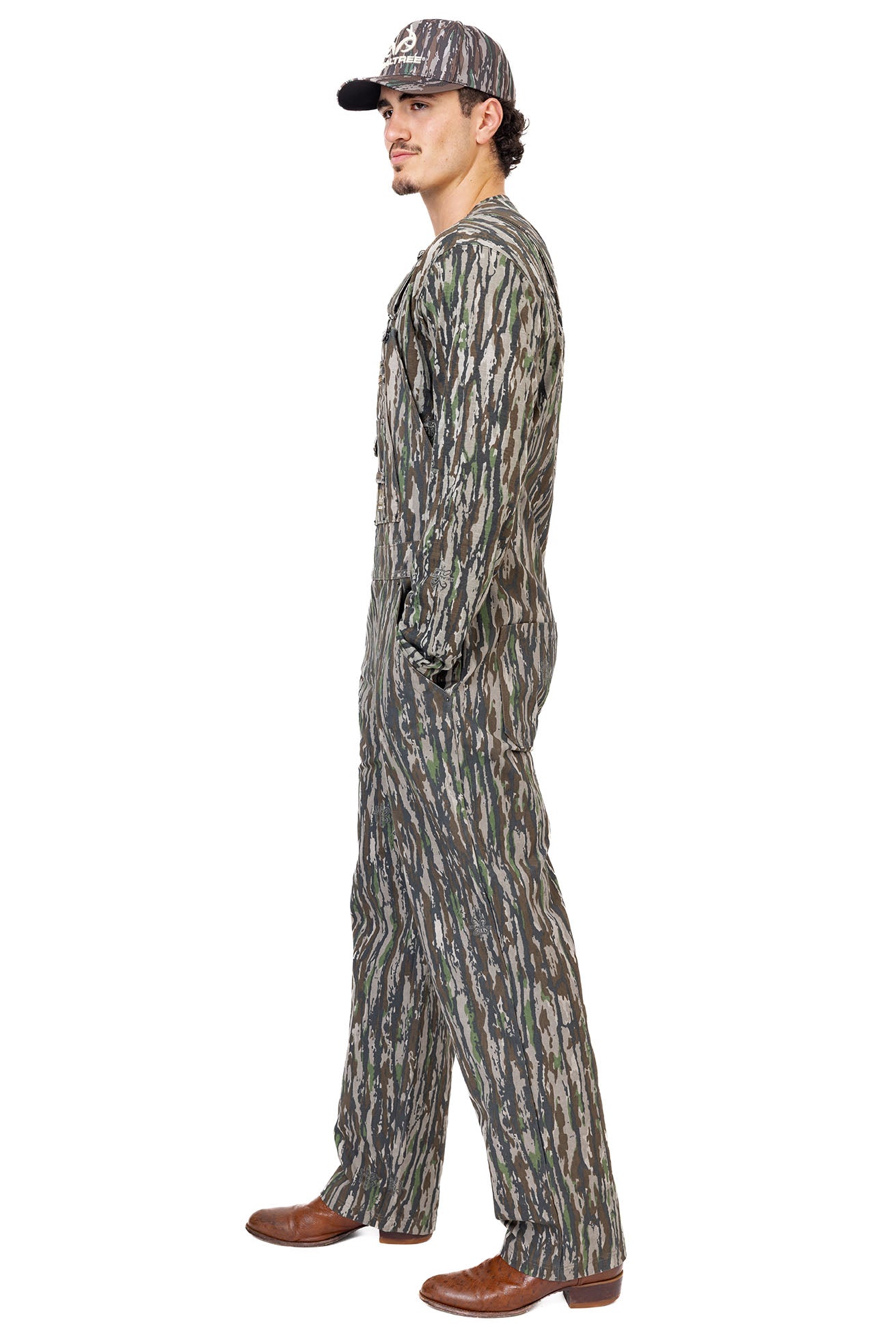 Realtree Canvas Cotton Hunting Bib Overall - Realtree Original