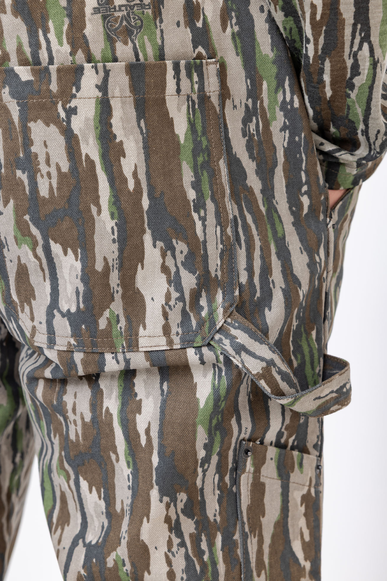 Realtree Canvas Cotton Hunting Bib Overall - Realtree Original