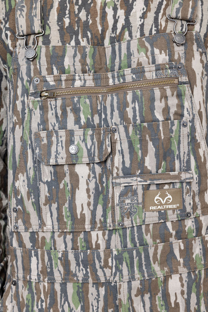 Realtree Canvas Cotton Hunting Bib Overall - Realtree Original