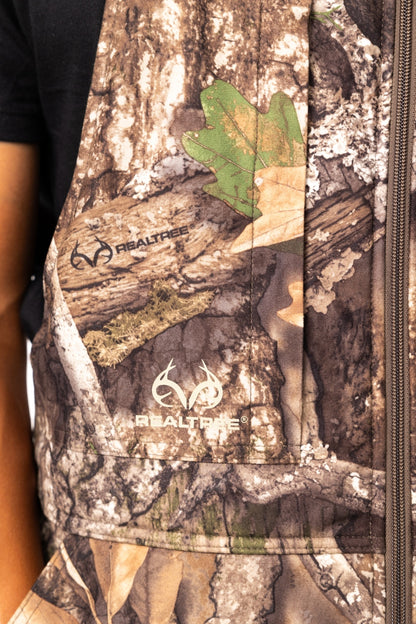 Realtree Big Game Water Resistant Insulated Hunting Bibs - Realtree APX