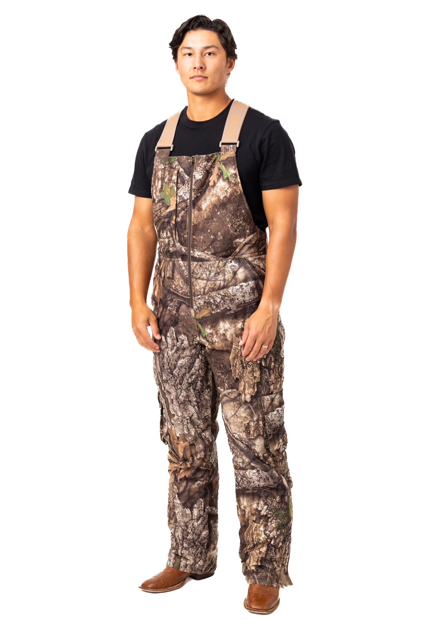 Realtree Big Game Water Resistant Insulated Hunting Bibs - Realtree APX