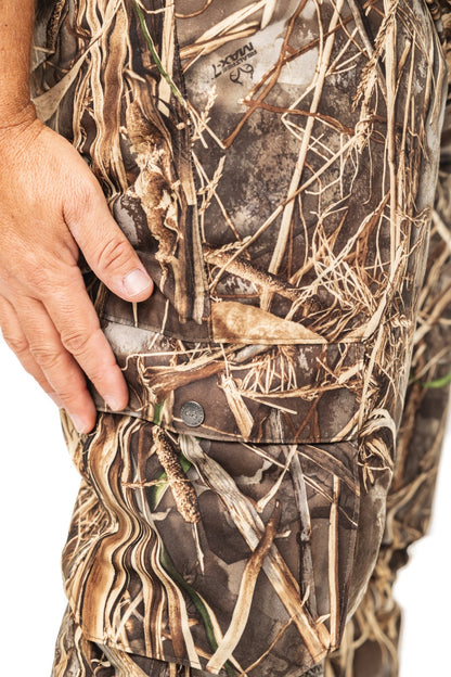 Realtree Waterfowl Water Resistant Insulated Hunting Bibs - Realtree MAX-7