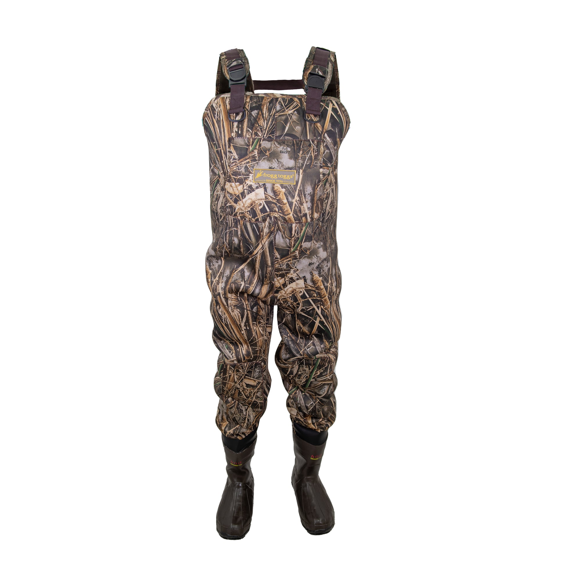 Realtree Frogg Toggs Amphib 3.5mm Neoprene Bootfoot Wader - Realtree Max-7