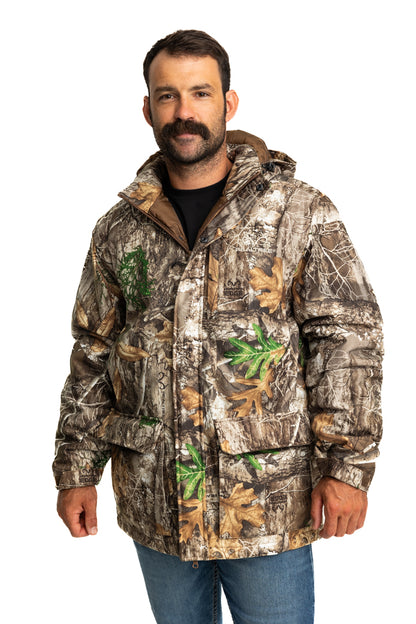 Realtree Pro Staff Insulated Water Resistant  Hunting Parka - Realtree EDGE