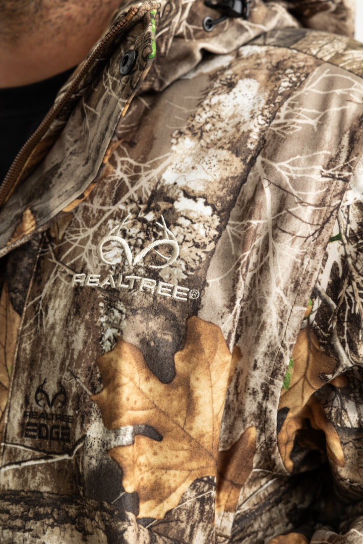 Realtree Pro Staff Insulated Water Resistant  Hunting Parka - Realtree EDGE