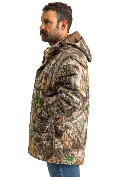 Realtree Pro Staff Insulated Water Resistant  Hunting Parka - Realtree EDGE