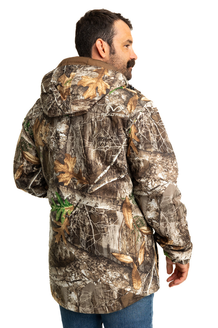 Realtree Pro Staff Insulated Water Resistant  Hunting Parka - Realtree EDGE