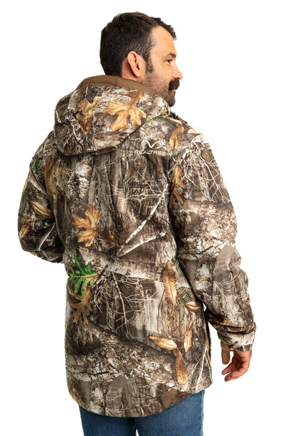 Realtree Pro Staff Insulated Water Resistant  Hunting Parka - Realtree EDGE