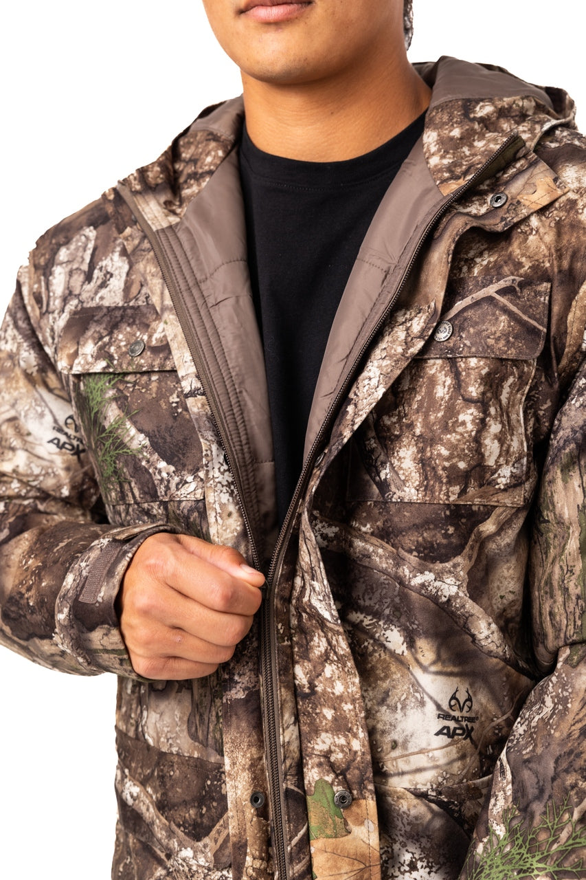 Realtree Big Game Water Resistant Insulated Hunting Parka - Realtree APX