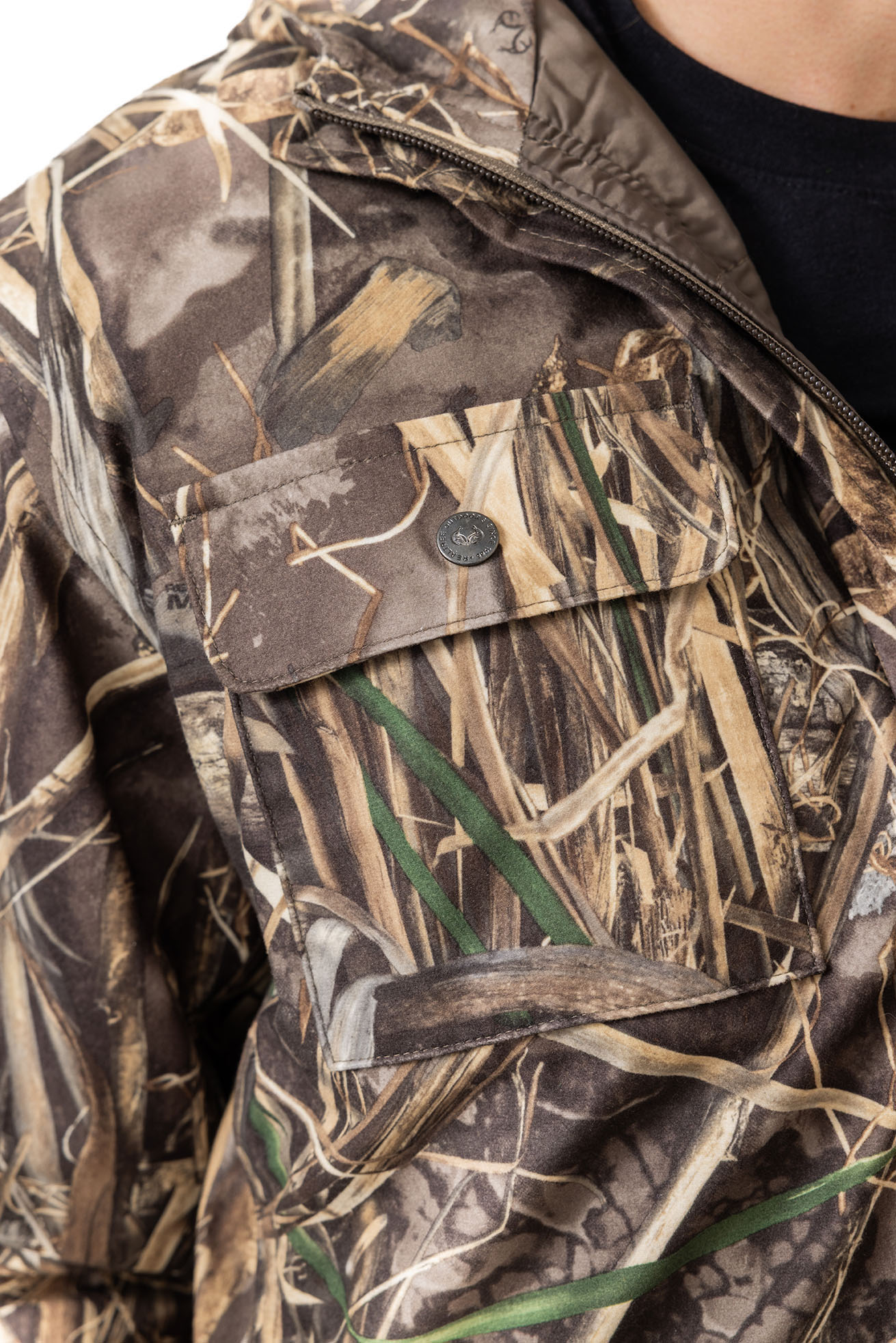 Realtree Waterfowl Water Resistant Insulated Hunting Parka - Realtree MAX-7