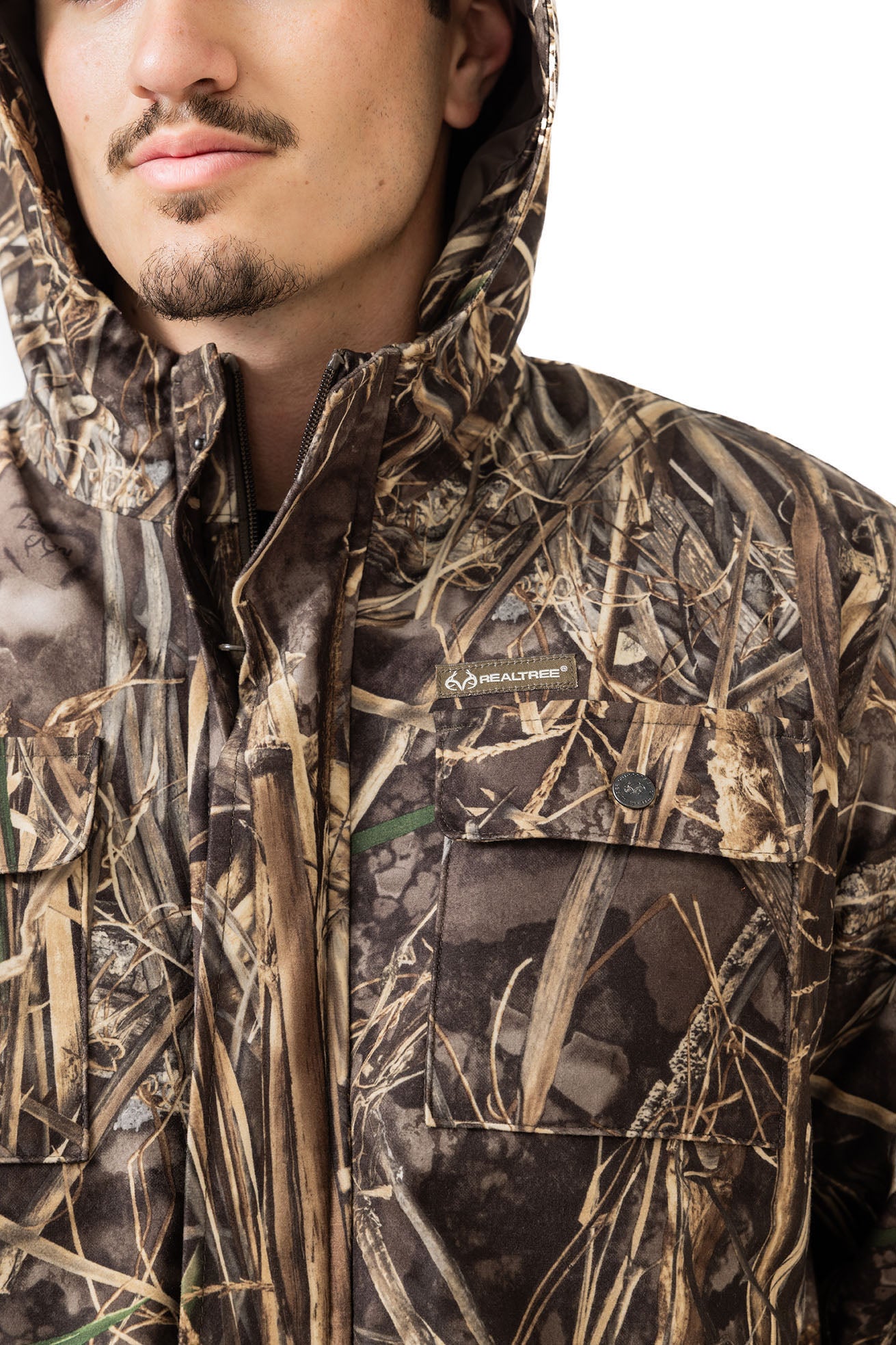 Realtree Waterfowl Water Resistant Insulated Hunting Parka - Realtree MAX-7