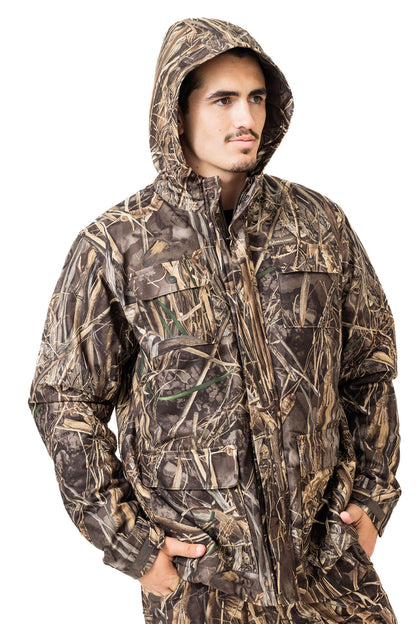 Realtree Waterfowl Water Resistant Insulated Hunting Parka - Realtree MAX-7