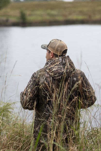 Realtree Waterfowl Water Resistant Insulated Hunting Parka - Realtree MAX-7