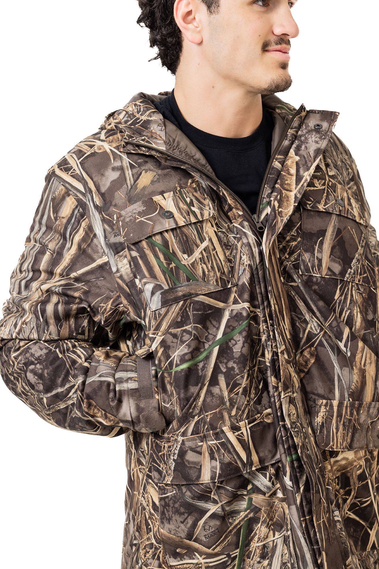 Realtree Waterfowl Water Resistant Insulated Hunting Parka - Realtree MAX-7