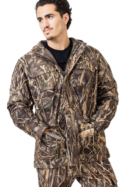 Realtree Waterfowl Water Resistant Insulated Hunting Parka - Realtree MAX-7