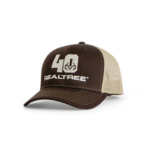 Realtree 40th Anniversary Brown Trucker Hat - Realtree