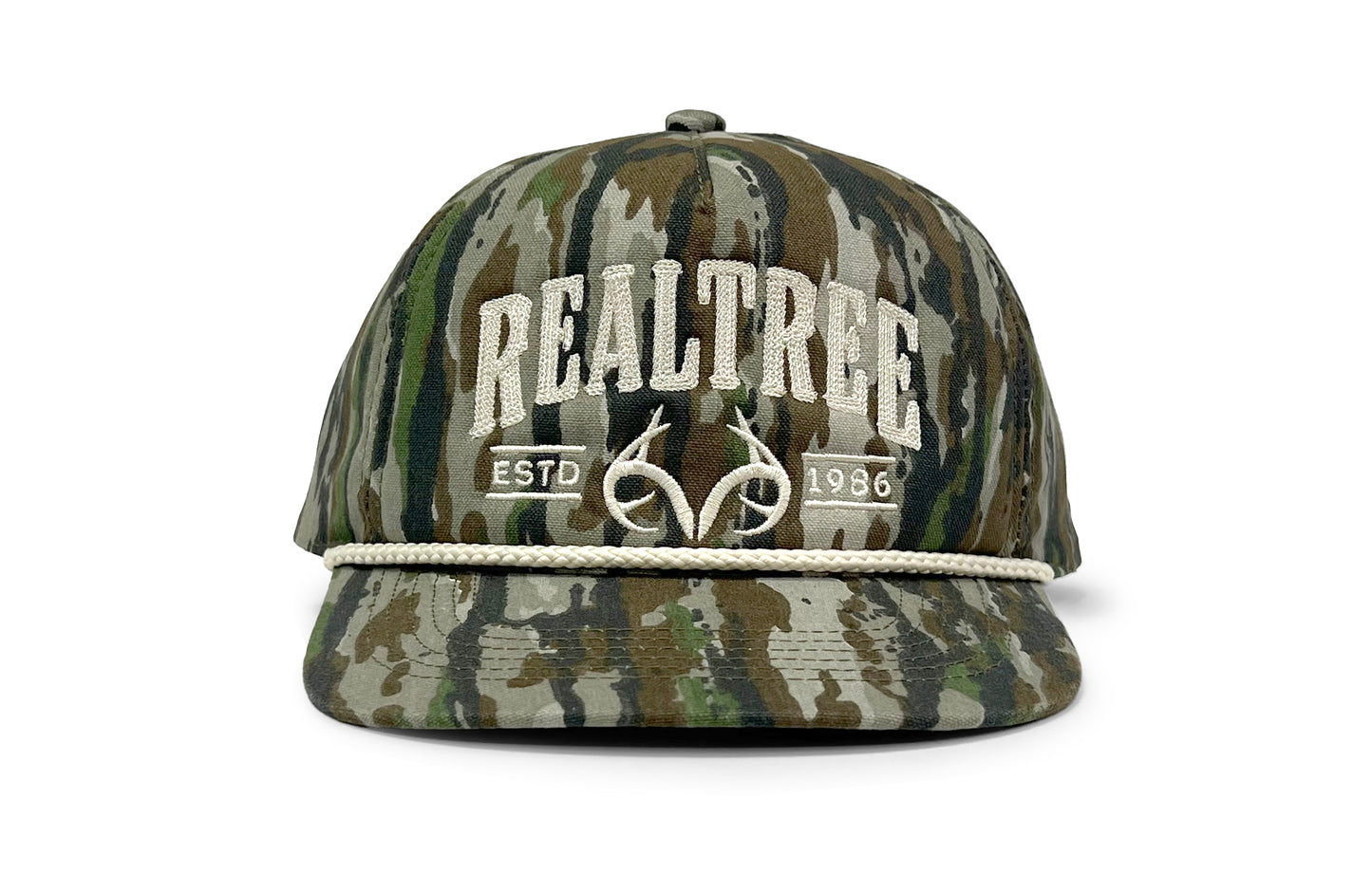 Realtree Unisex Original Chain Stitch Camo Rope Hat - Realtree Original