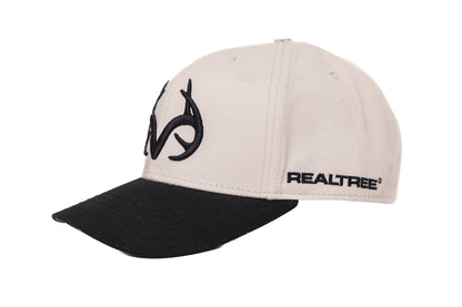 Realtree Center Stage Unisex Cream Realtree Antler Logo Hat - Realtree