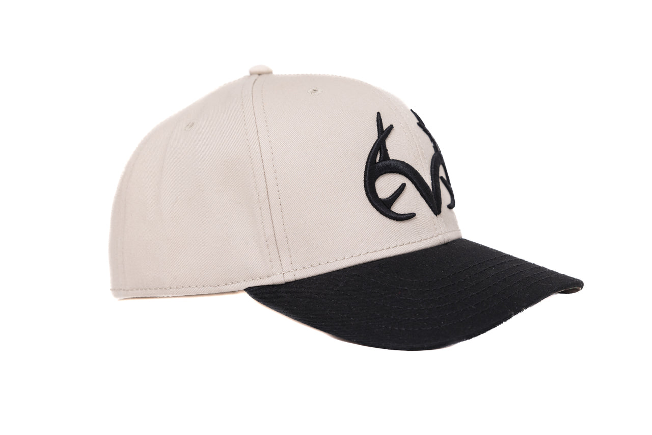 Realtree Center Stage Unisex Cream Realtree Antler Logo Hat - Realtree