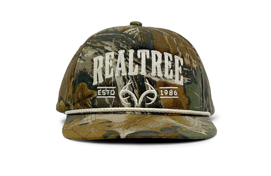 Realtree Unisex Chain Stitch Camo Rope Hat - Realtree Advantage Classic
