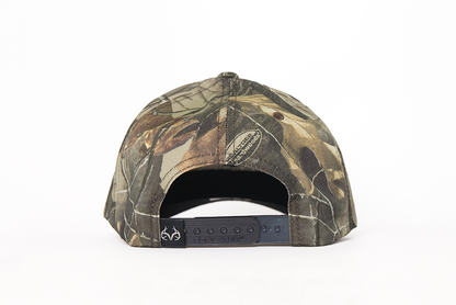 Realtree Unisex Embroidered Logo 6 Panel Camo Hat - Realtree Hardwoods