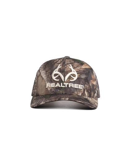 Realtree Unisex Embroidered  Logo 6 Panel Camo Hat - Realtree APX