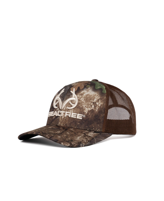 Realtree Unisex Mesh Back 212 Logo Camo Hat - Realtree APX