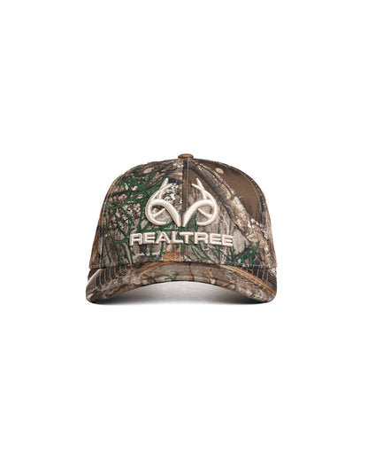 Realtree Unisex Embroidered  Logo 6 Panel Camo Hat - Realtree EDGE