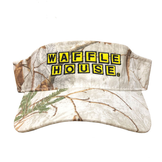 Realtree Waffle House Unisex Snow Camo Visor - Realtree XTRA