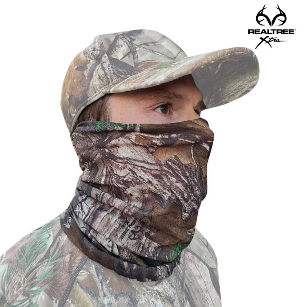 Realtree QuikCamo Unisex Multifunctional Hunting Face Mask Gaiters - Realtree Camo