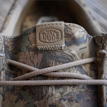 Realtree Hey Dude Unisex Wally Camo Shoes - Realtree Advantage Classic