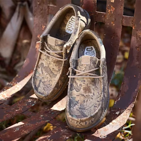 Realtree Hey Dude Unisex Wally Camo Shoes - Realtree Advantage Classic