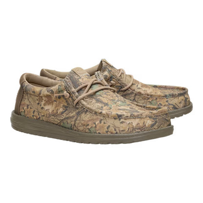 Realtree Hey Dude Unisex Wally Camo Shoes - Realtree Advantage Classic