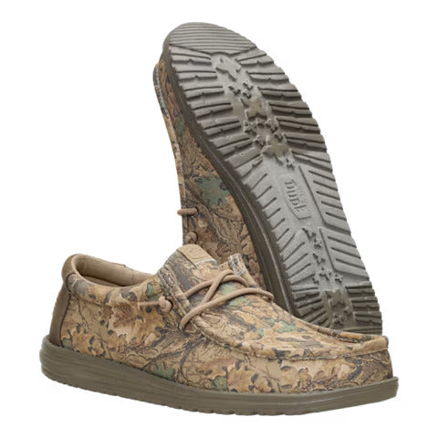 Realtree Hey Dude Unisex Wally Camo Shoes - Realtree Advantage Classic