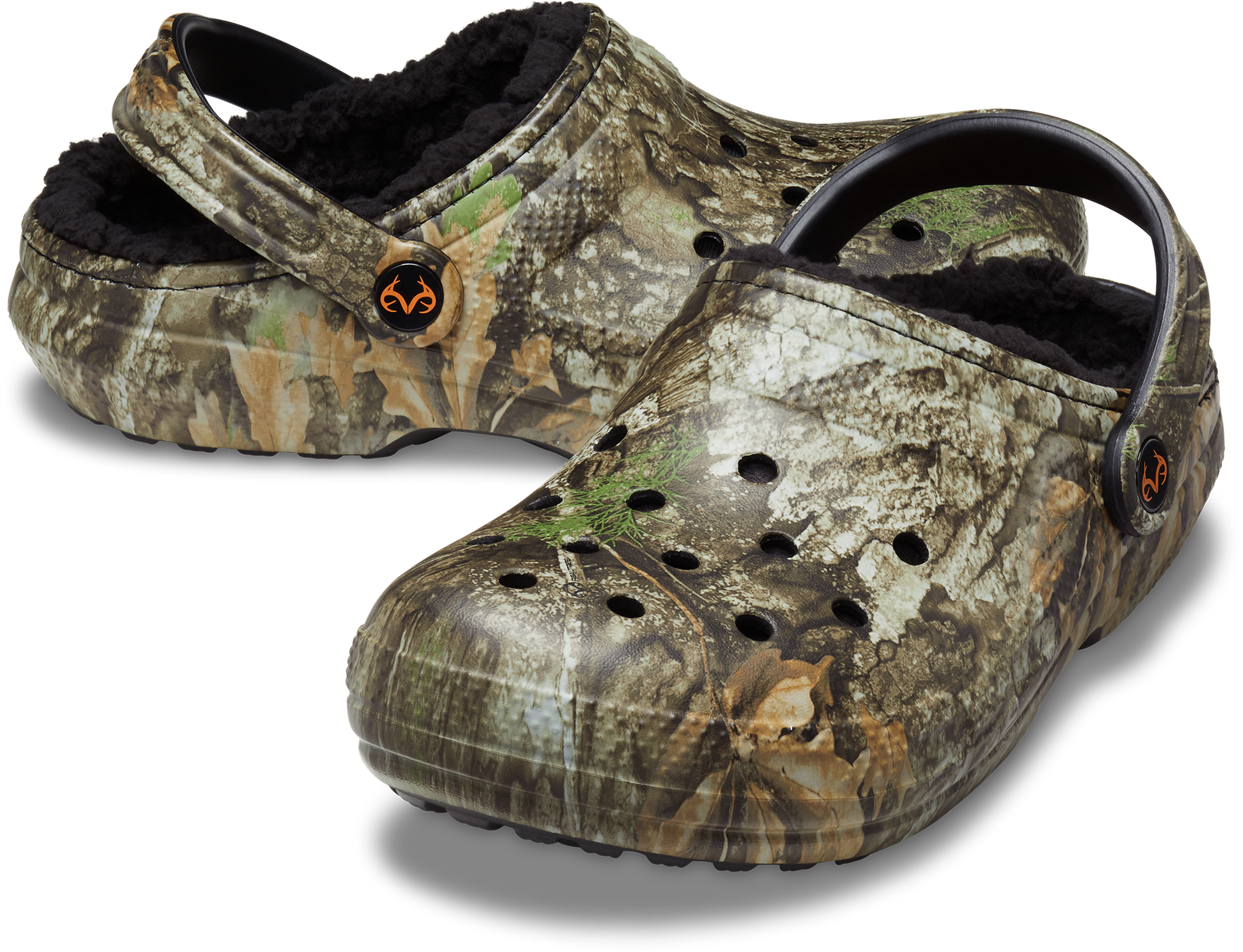 Realtree Crocs Lined Classic Camo Clog - Realtree APX