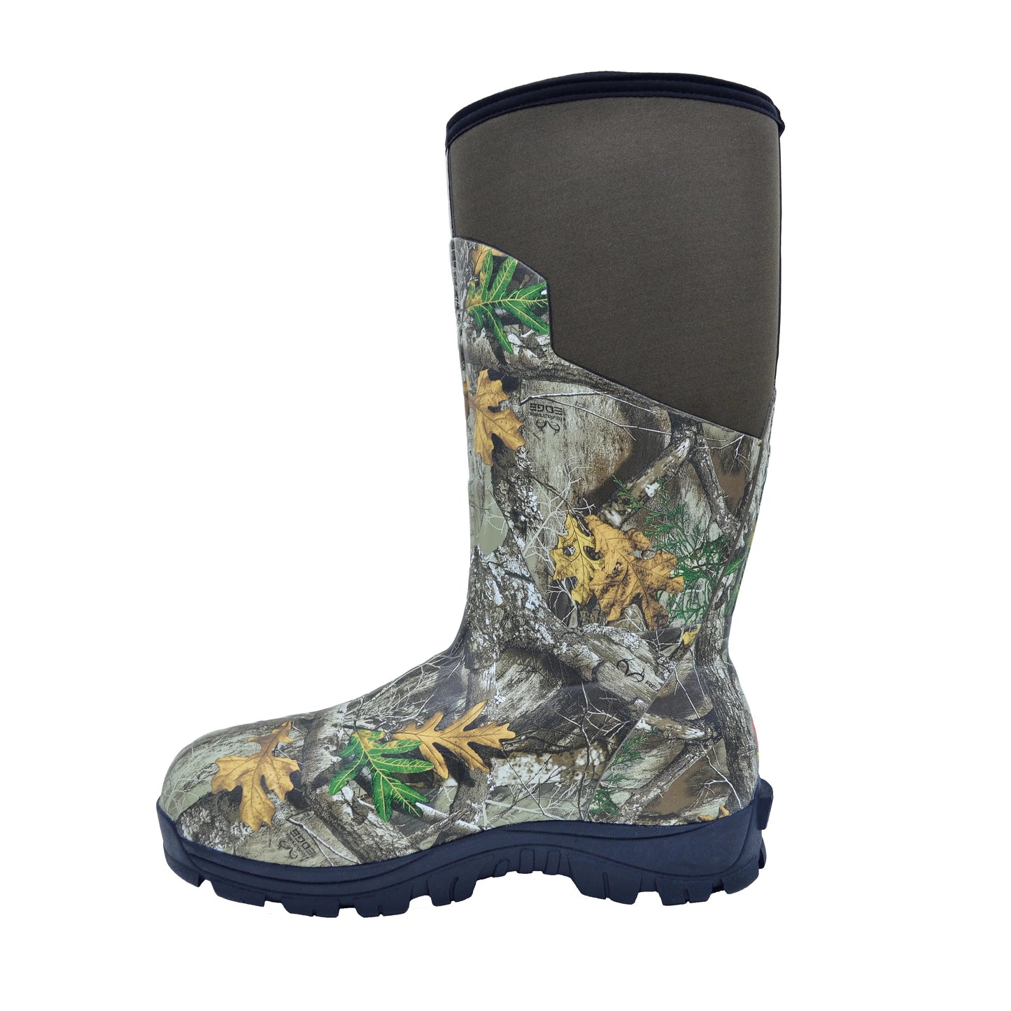 Realtree Habit 800 gram Insulated 15" Waterproof Rubber Insulated Hunting Boots - Realtree EDGE
