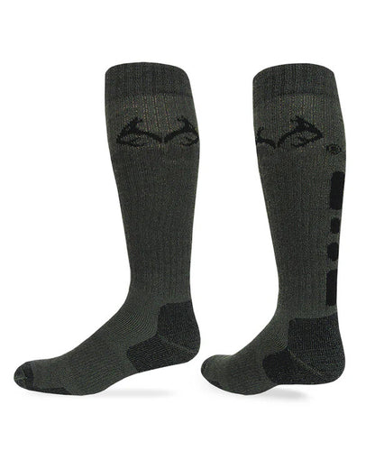 Realtree Ultra-Dri® Elimishield All Season Green Tall Boot Socks - Realtree