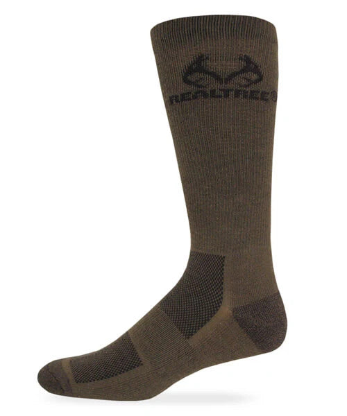 Realtree Ultra-Dri® Casual Brown Crew Socks - Realtree