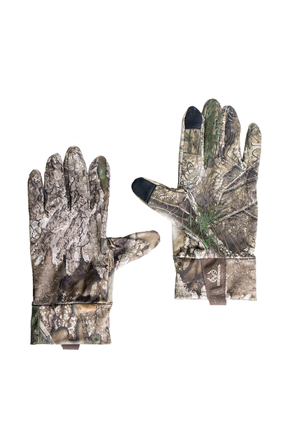 Realtree Poly/Spandex Lightweight Hunting Gloves - Realtree APX
