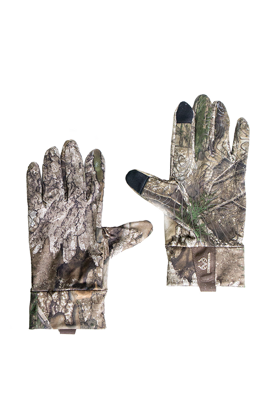 Realtree Poly/Spandex Lightweight Hunting Gloves - Realtree APX
