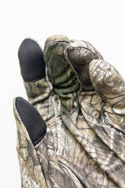 Realtree Poly/Spandex Lightweight Hunting Gloves - Realtree APX