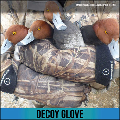 Realtree Glacier Glove Decoy Unisex Camo Glove - Realtree MAX-7