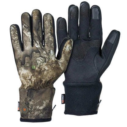 Realtree Mobile Warming Unisex Mid-Weight Heated Hunting Gloves - Realtree APX