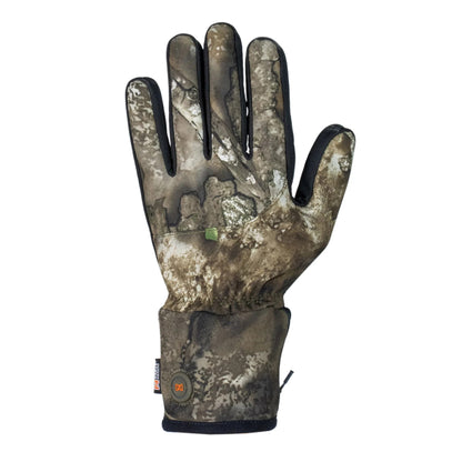 Realtree Mobile Warming Unisex Mid-Weight Heated Hunting Gloves - Realtree APX