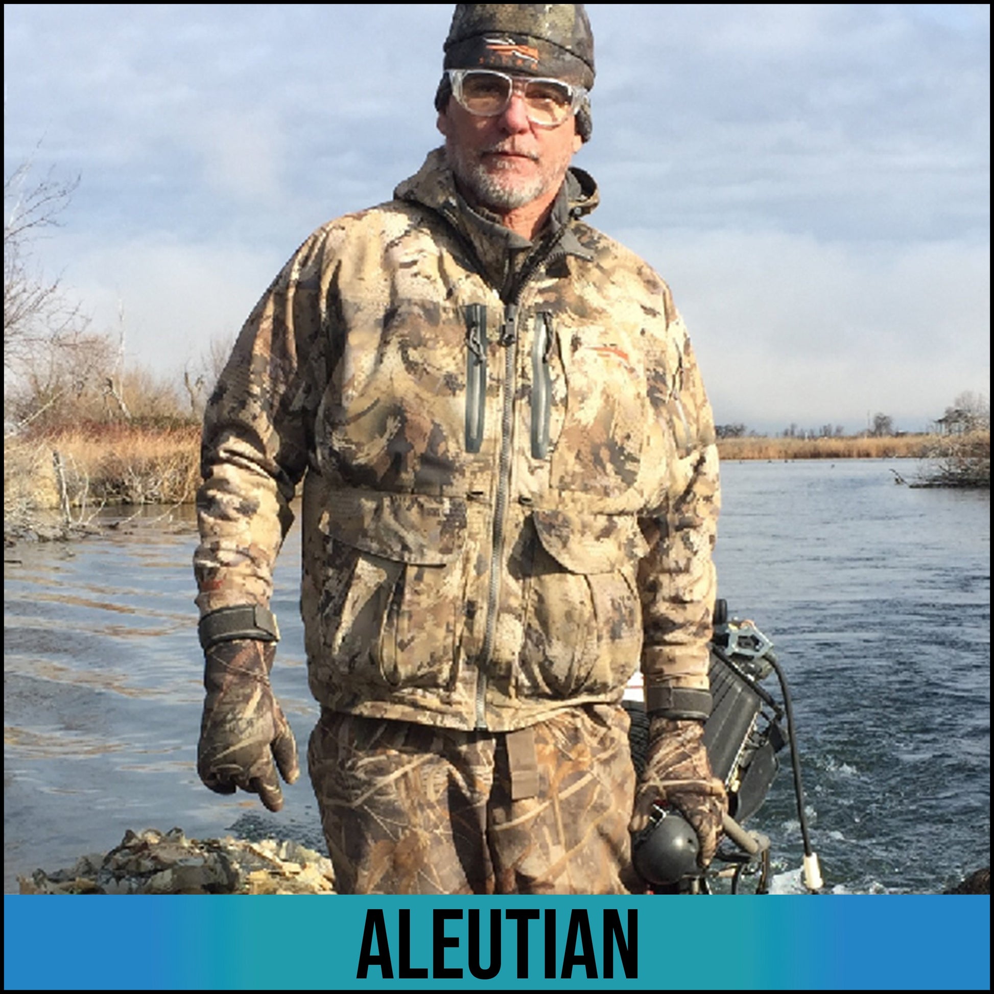 Realtree Glacier Glove Aleutian  Unisex Camo Glove - Realtree MAX-7
