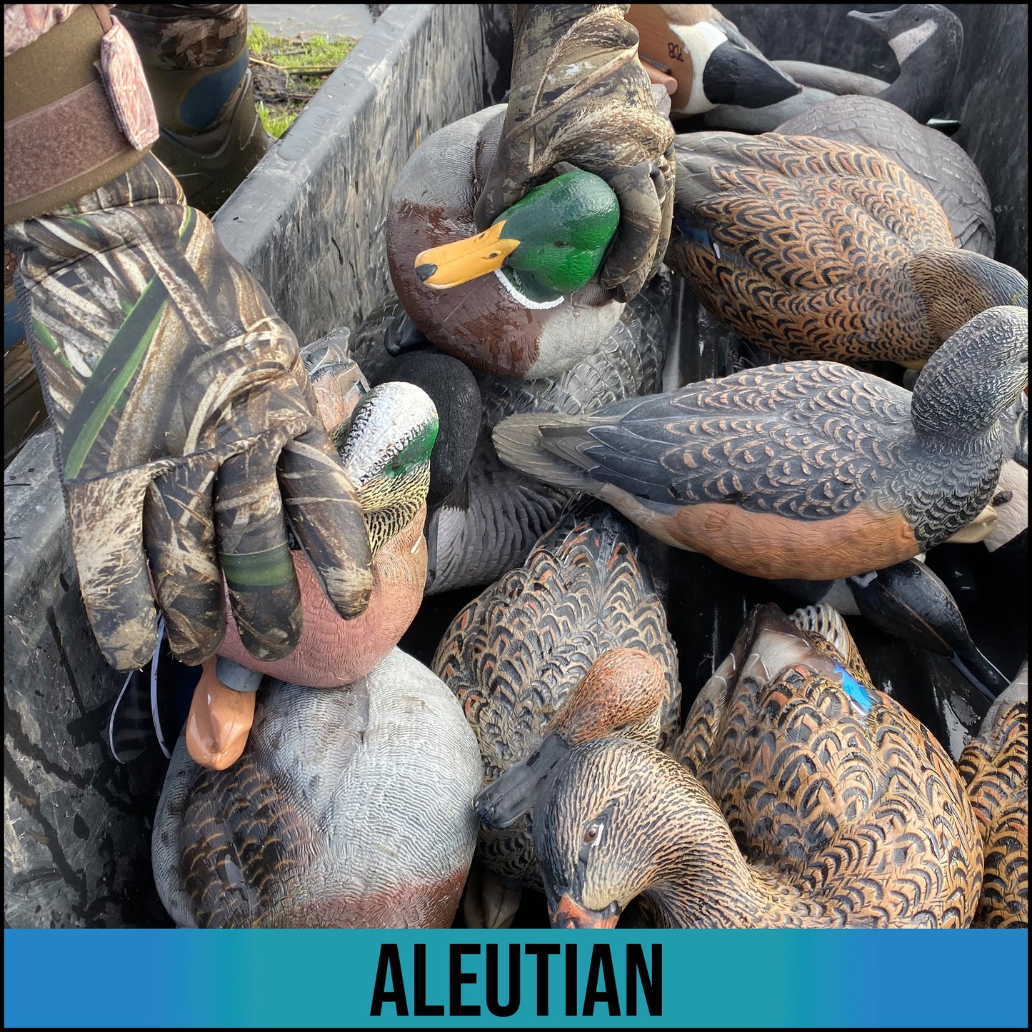 Realtree Glacier Glove Aleutian  Unisex Camo Glove - Realtree MAX-7