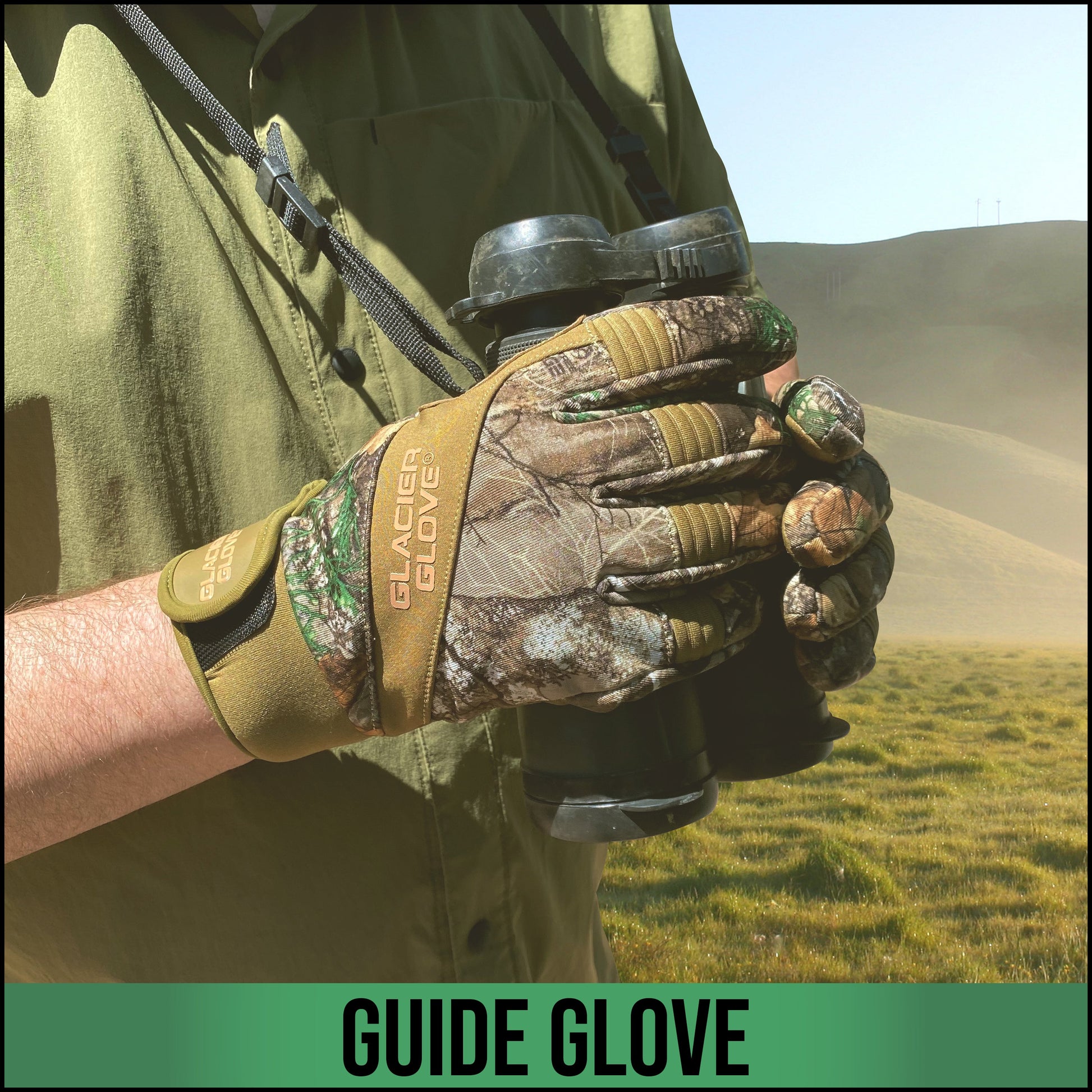 Realtree Glacier Glove Guide Unisex Camo Glove - Realtree EDGE
