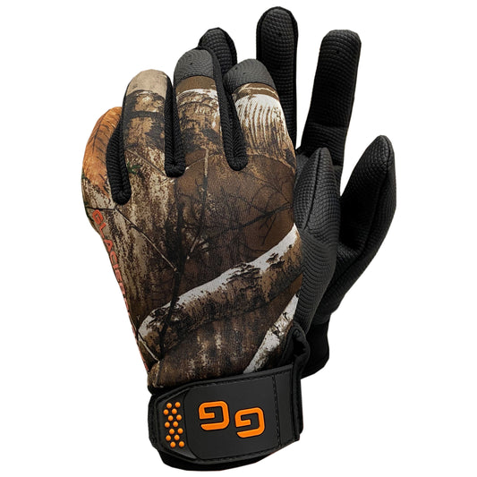 Realtree Glacier Glove Elite Shooting Unisex Camo Glove - Realtree EDGE
