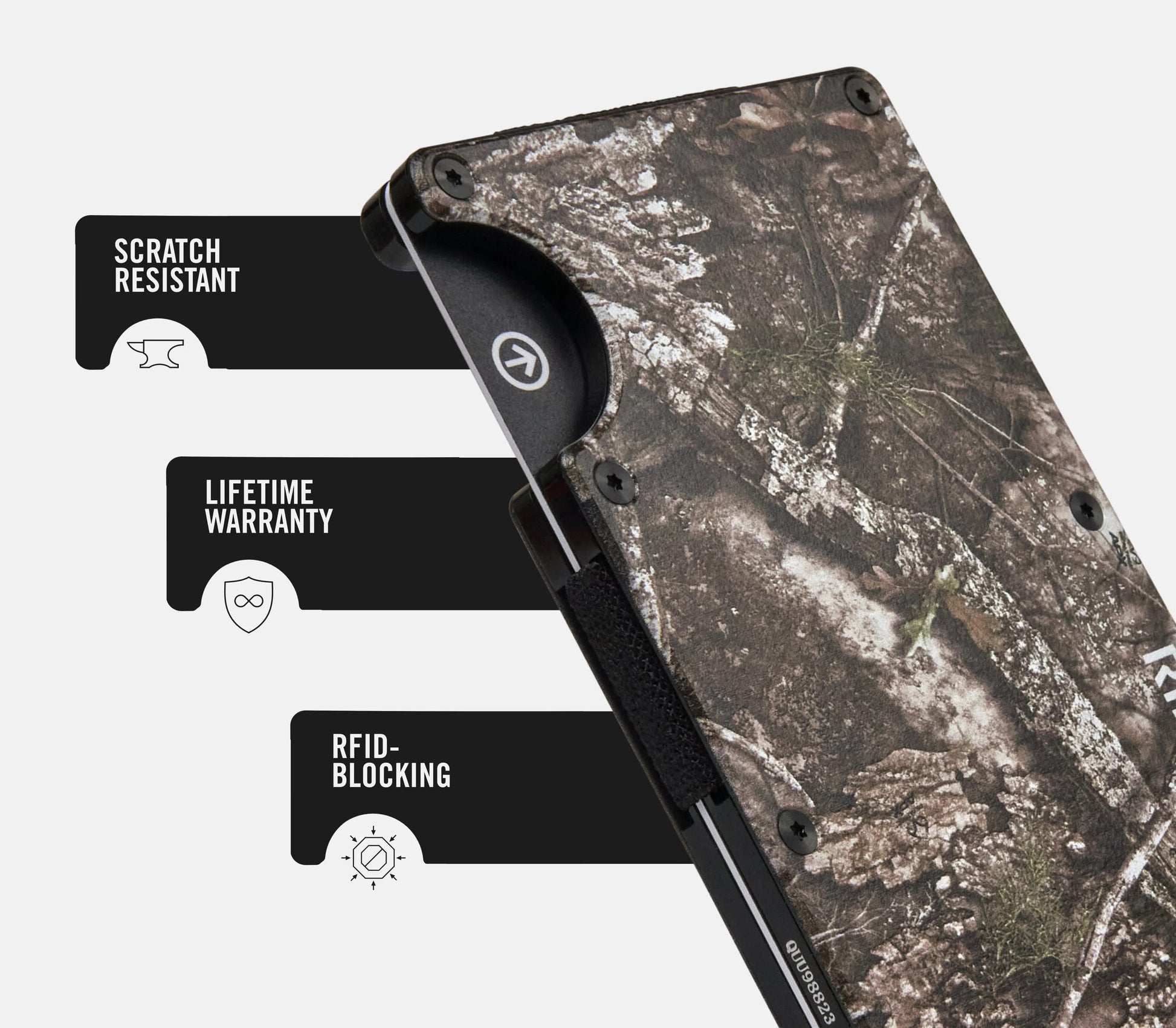 Realtree Ridge Aluminum Minimalist Camo Wallet - Realtree APX