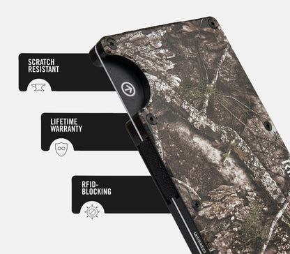 Realtree Ridge Aluminum Minimalist Camo Wallet - Realtree APX